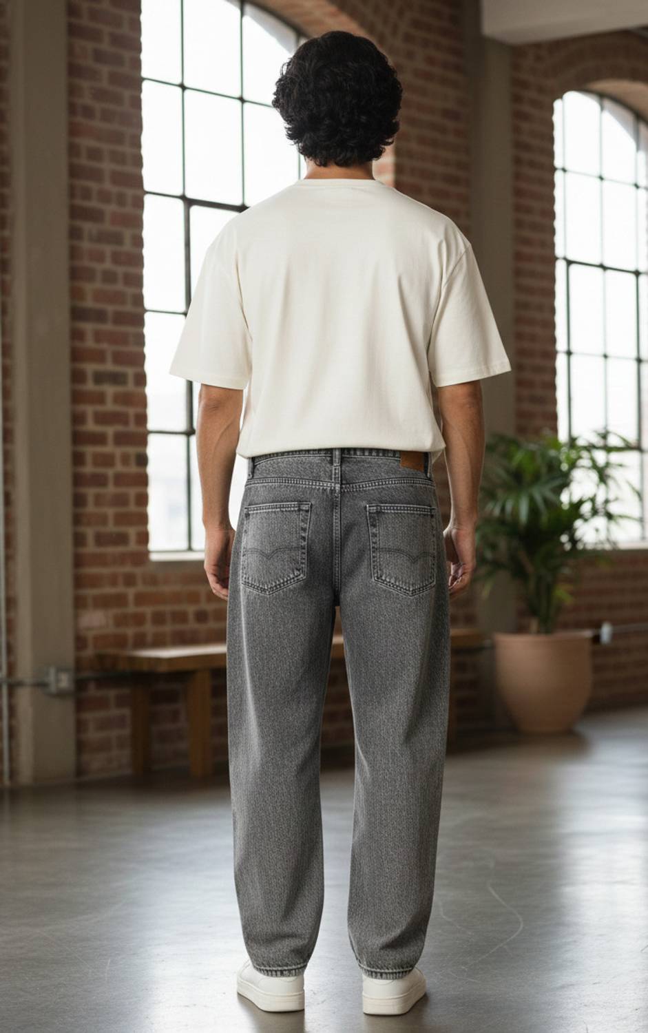 CABRRR Loose Fit Men Grey Jeans - Image 3