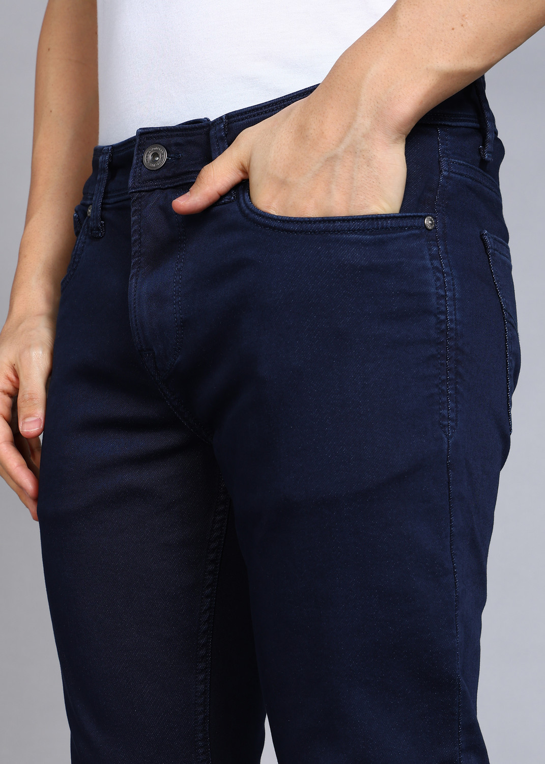 Image of KILLER Skinny Men Dark Blue Jeans