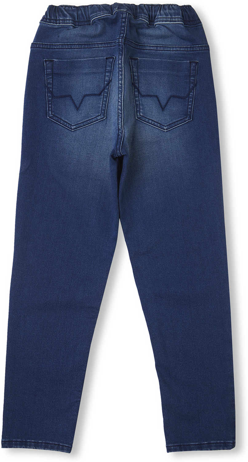 Image of Pepe Jeans Boys Jogger Fit Mid Rise Blue Jeans