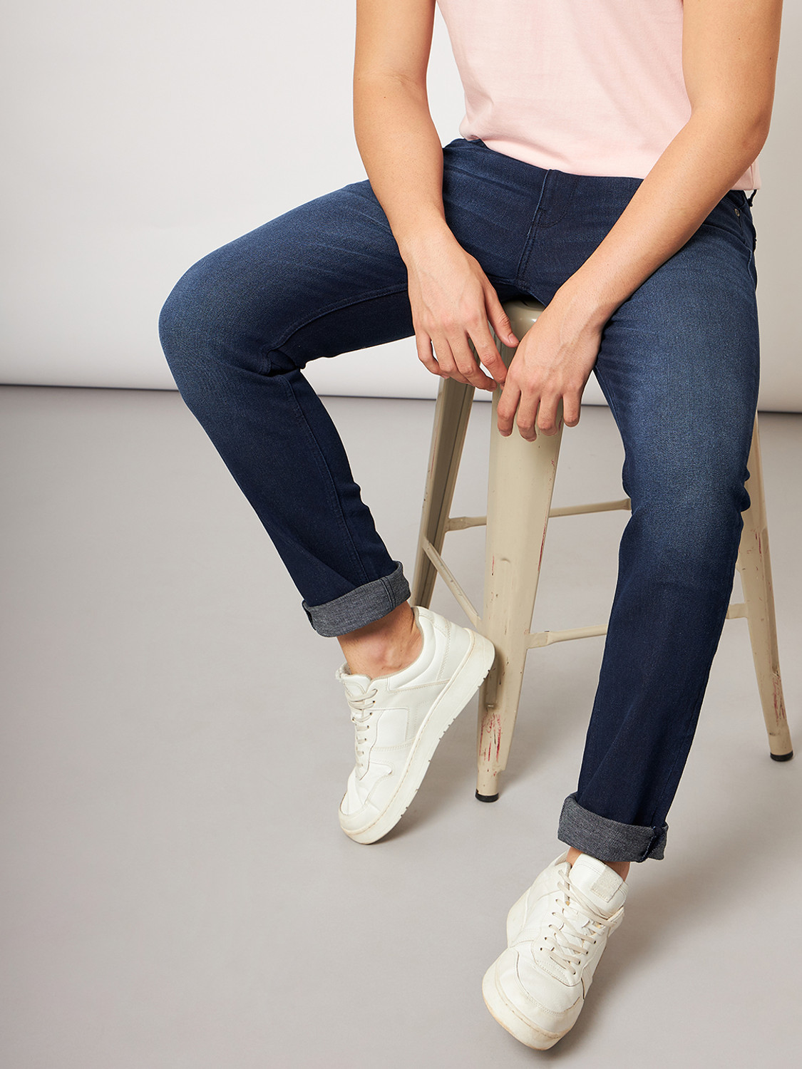 Image of LEE Slim Men Dark Blue Jeans