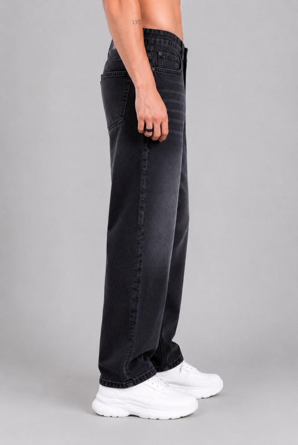 Image of DenSHAH Straight Fit Men Black Jeans