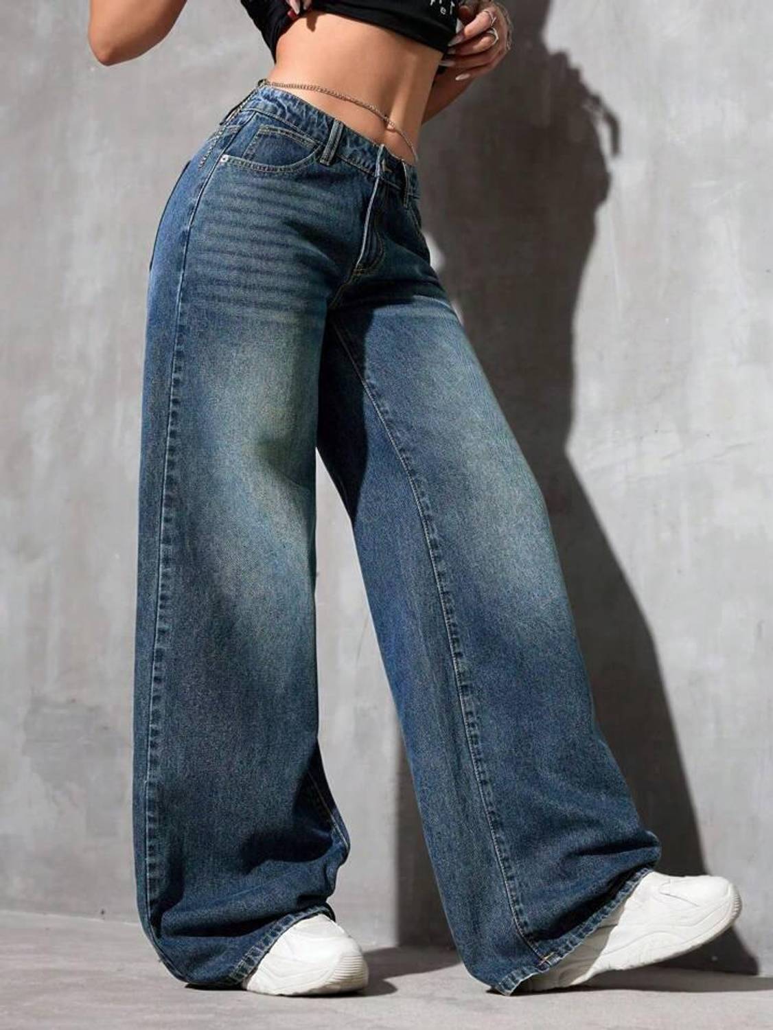 HUNTER & HAYES Loose Fit Women Blue Jeans - Image 3