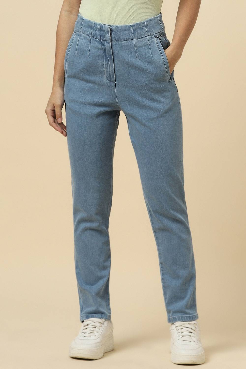 Allen Solly Regular Women Blue Jeans