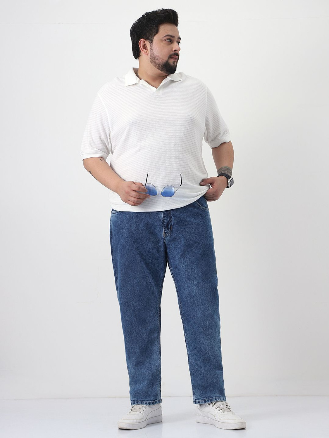 Image of Urbano Plus Slim Men Blue Jeans