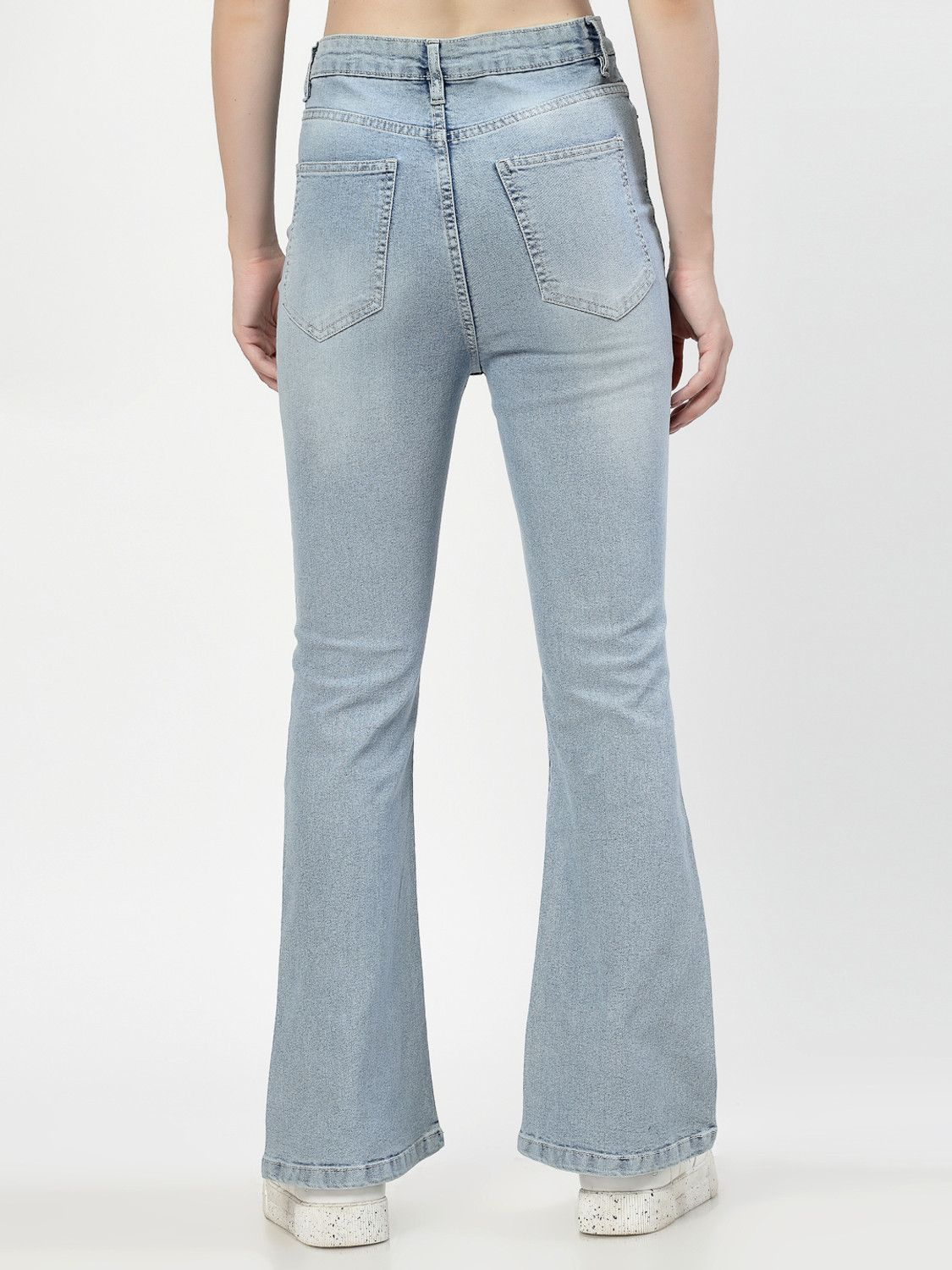 Image of COSMIC Boot-Leg Women Light Blue Jeans