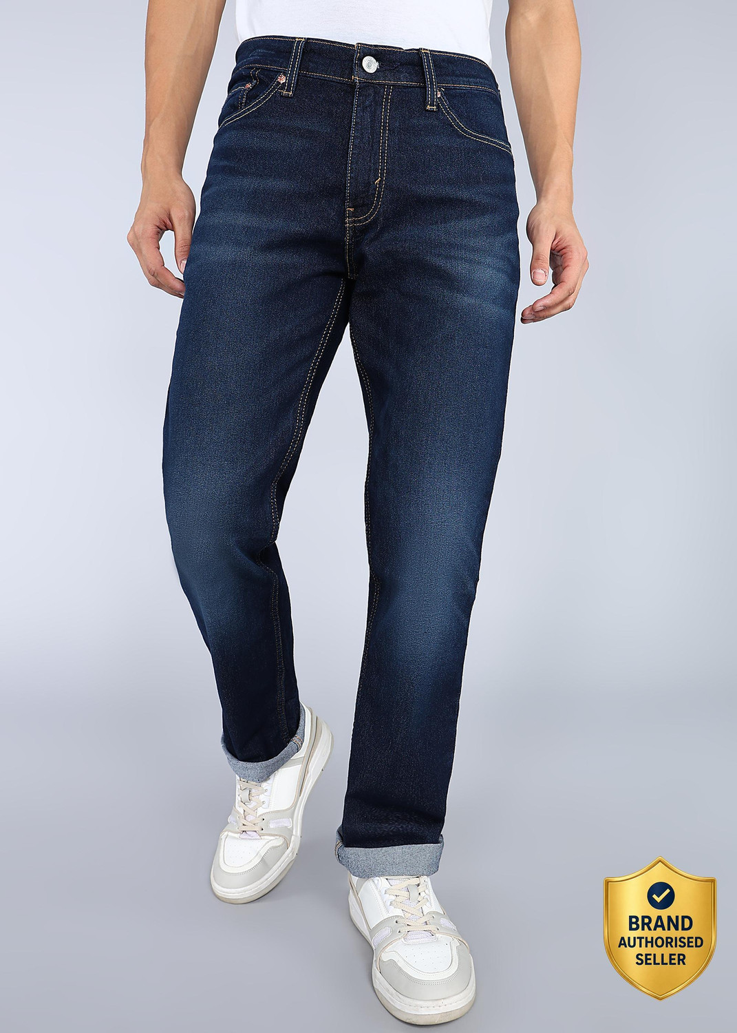 Image of LEVI'S Slim Men Dark Blue Jeans