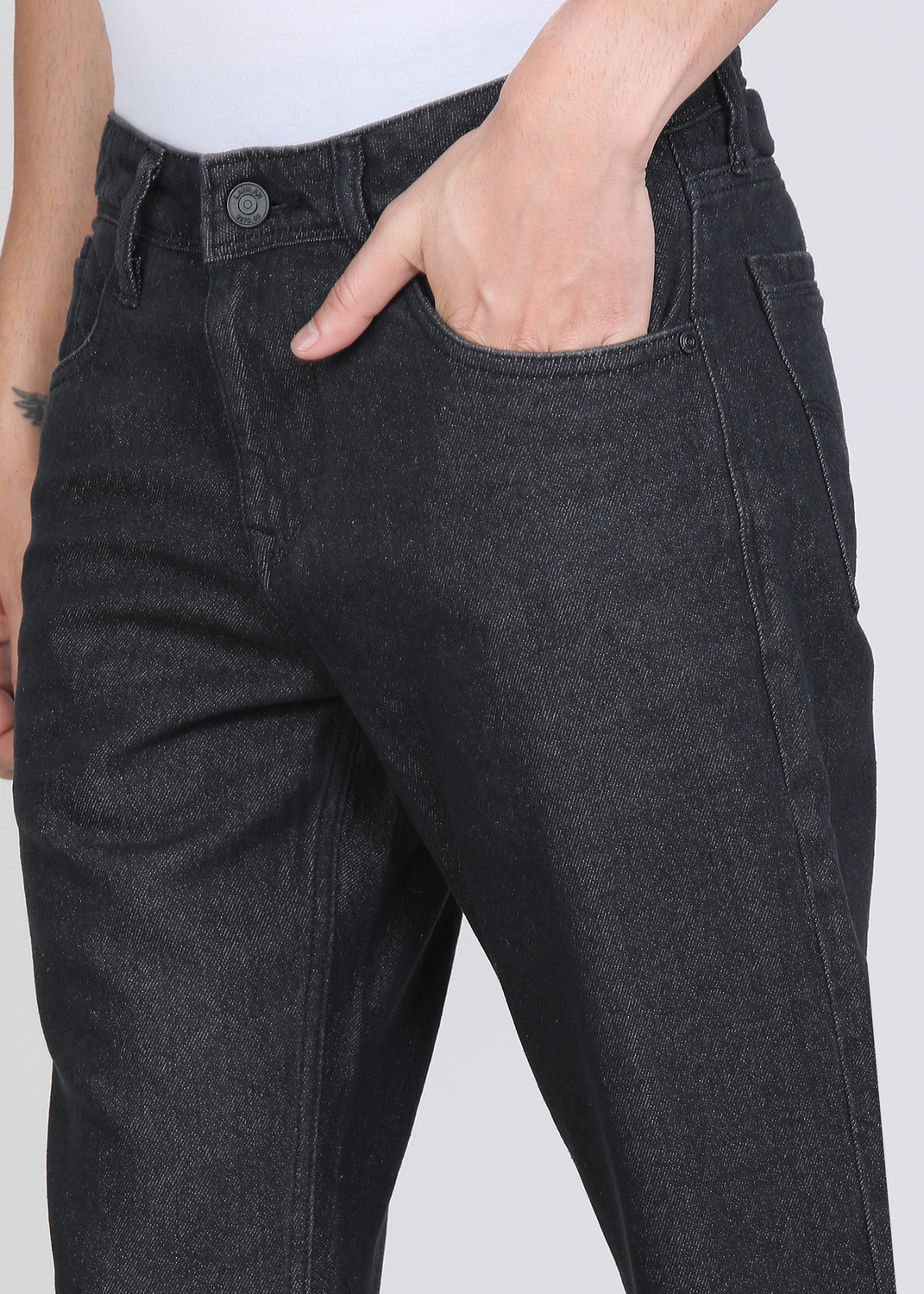 Image of LAWMAN Slim Men Black Jeans