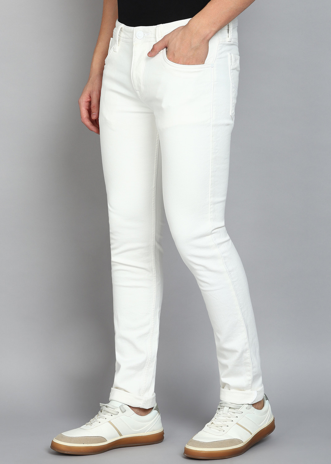 Image of INTEGRITI Skinny Men White Jeans