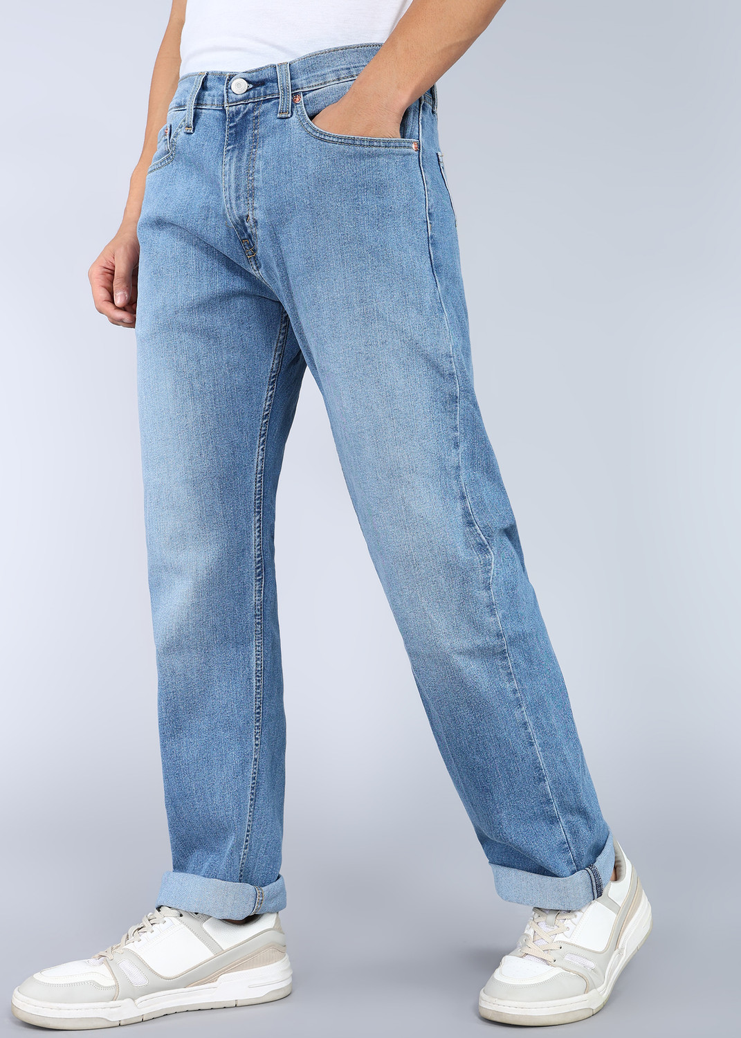 Image of LEVI'S Straight Fit Men Blue Jeans