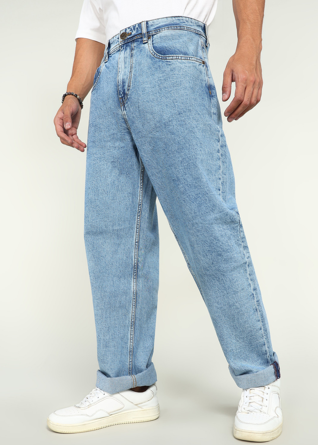 Image of BEING HUMAN Regular Men Blue Jeans