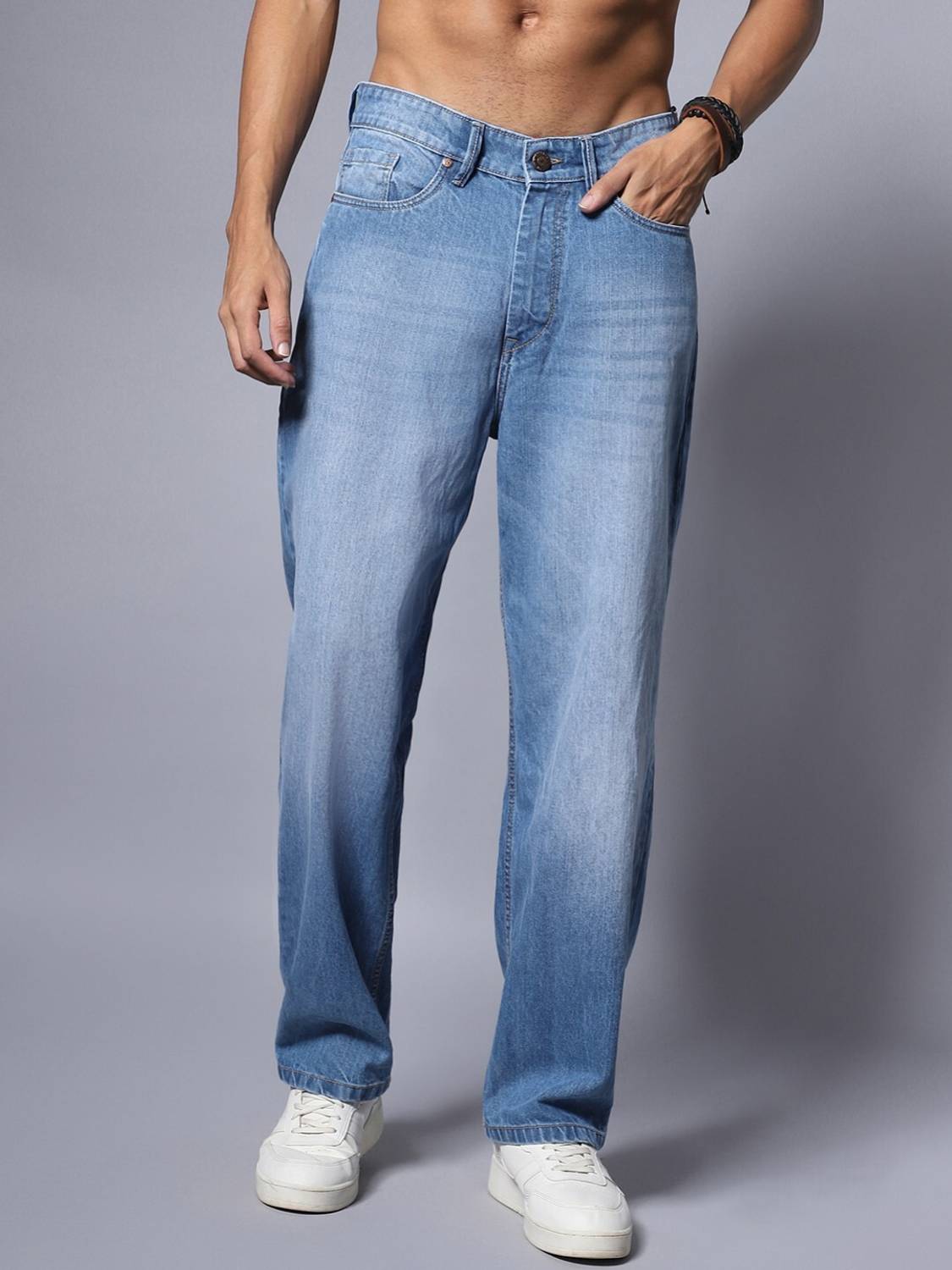 BREXX Straight Fit Men Blue Jeans