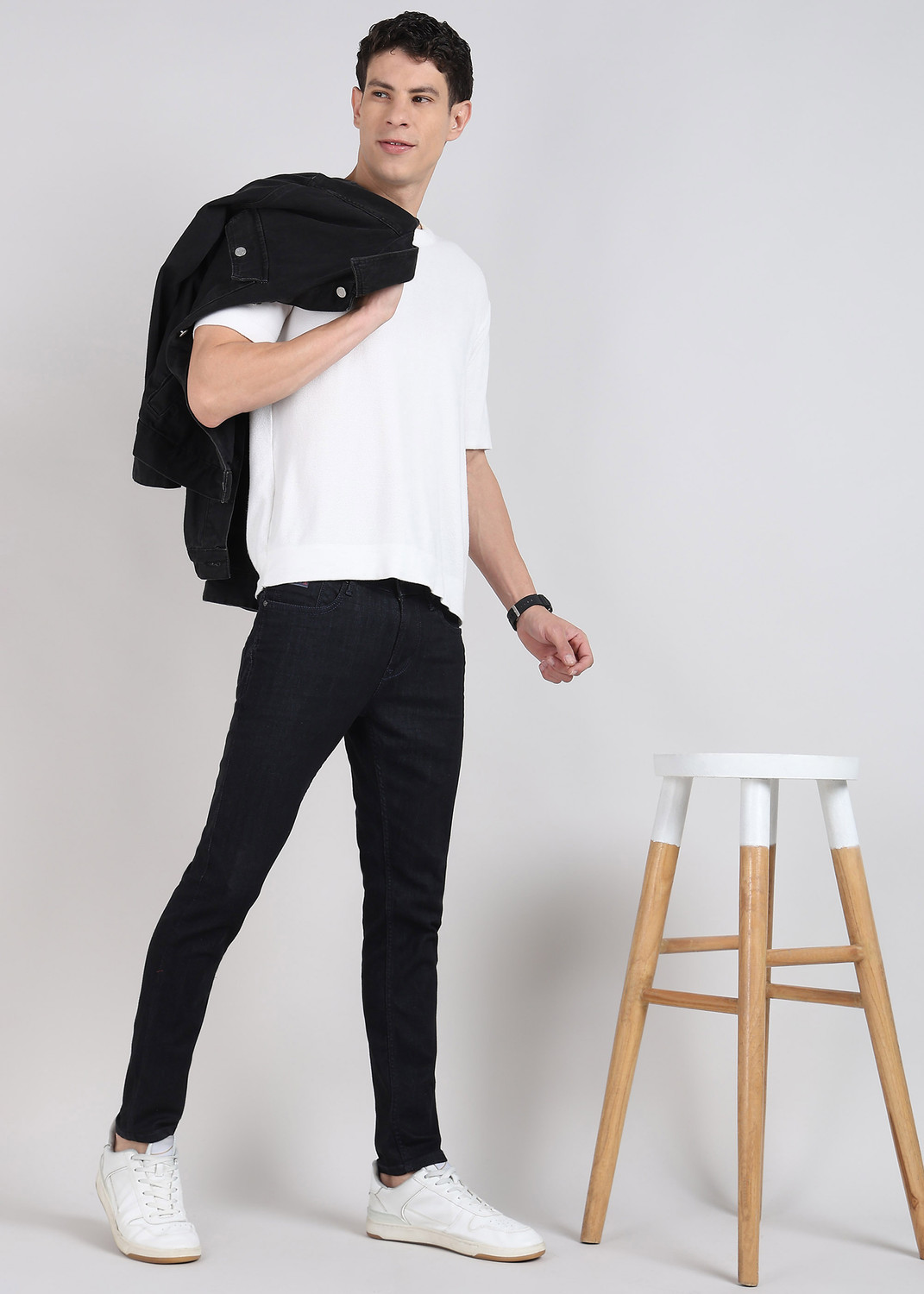 Image of KILLER Skinny Men Dark Blue Jeans
