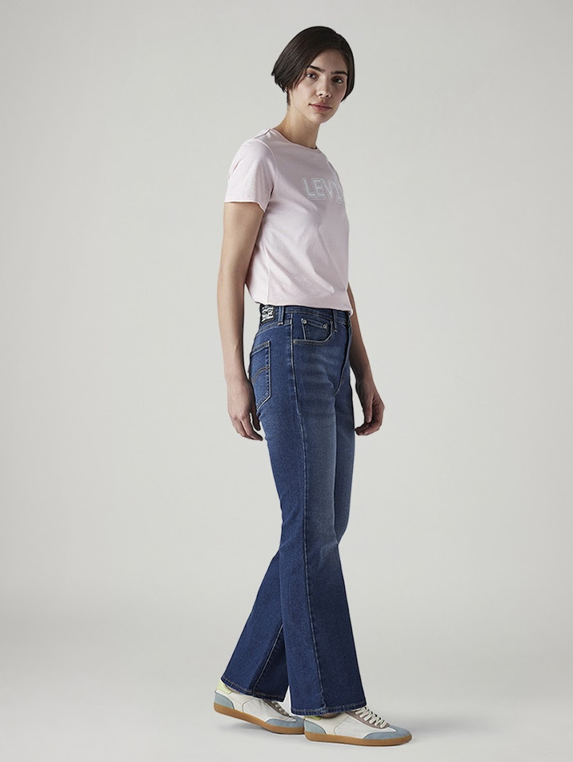 Image of LEVI'S Flared Women Blue Jeans