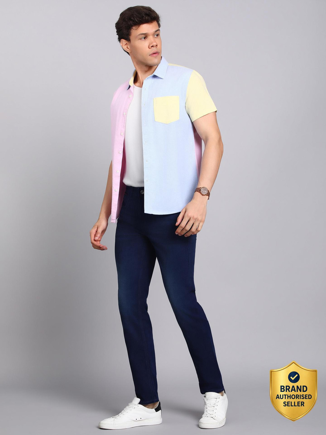 Image of KILLER Slim Men Dark Blue Jeans