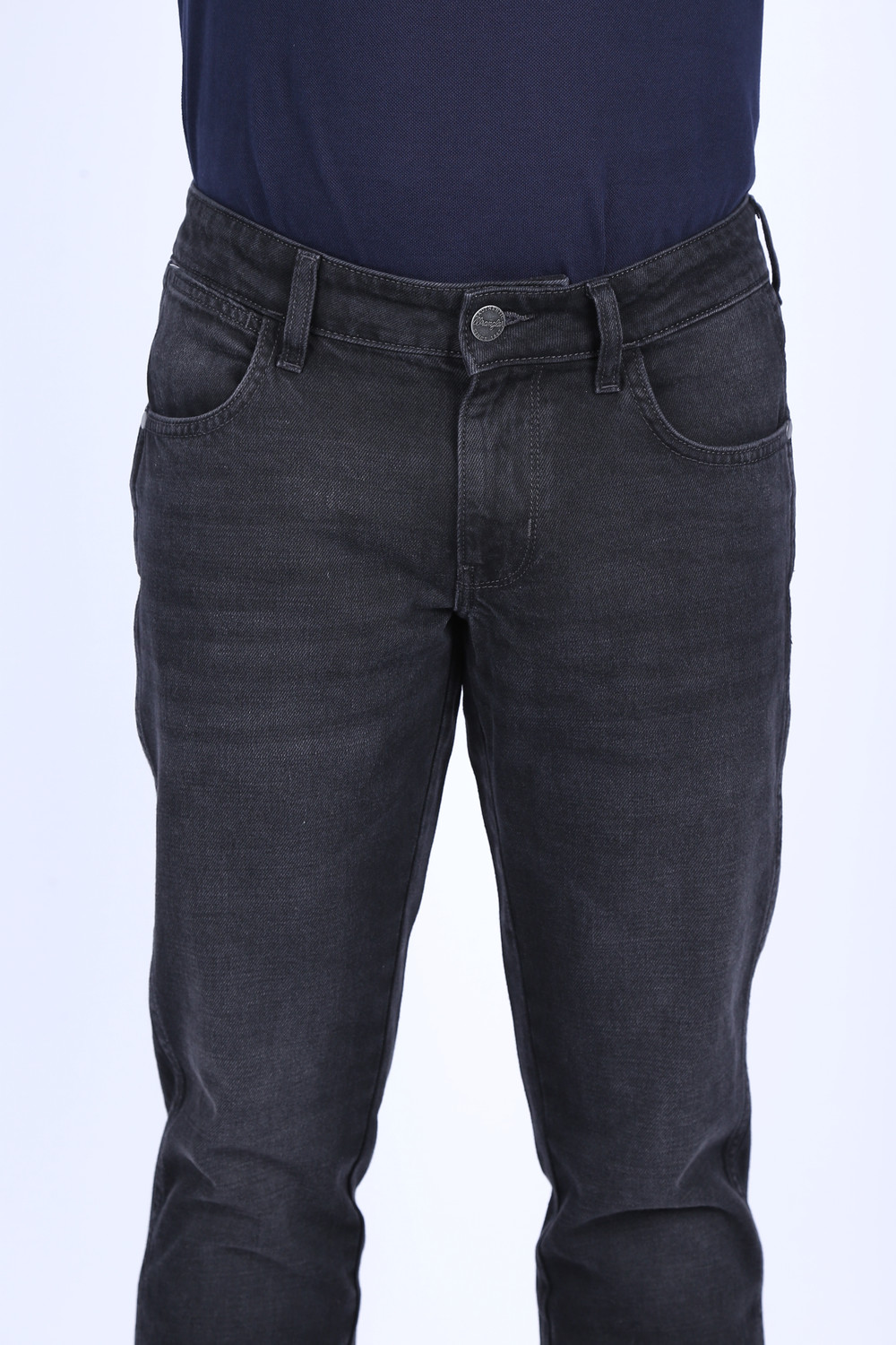 Image of Wrangler Slim Men Black Jeans