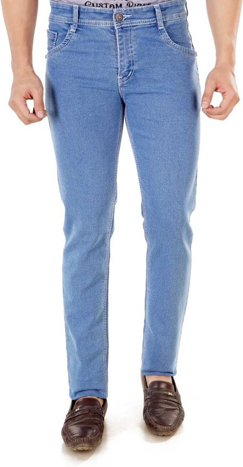 BASE-CROWD Regular Men Light Blue Jeans