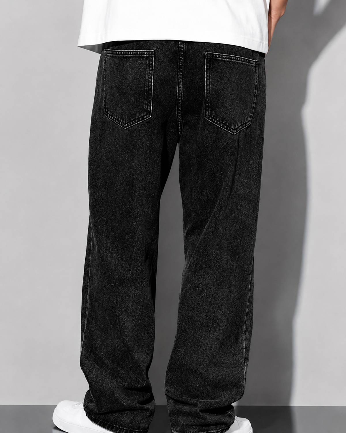 HMS Straight Fit Boys Black Jeans - Image 2