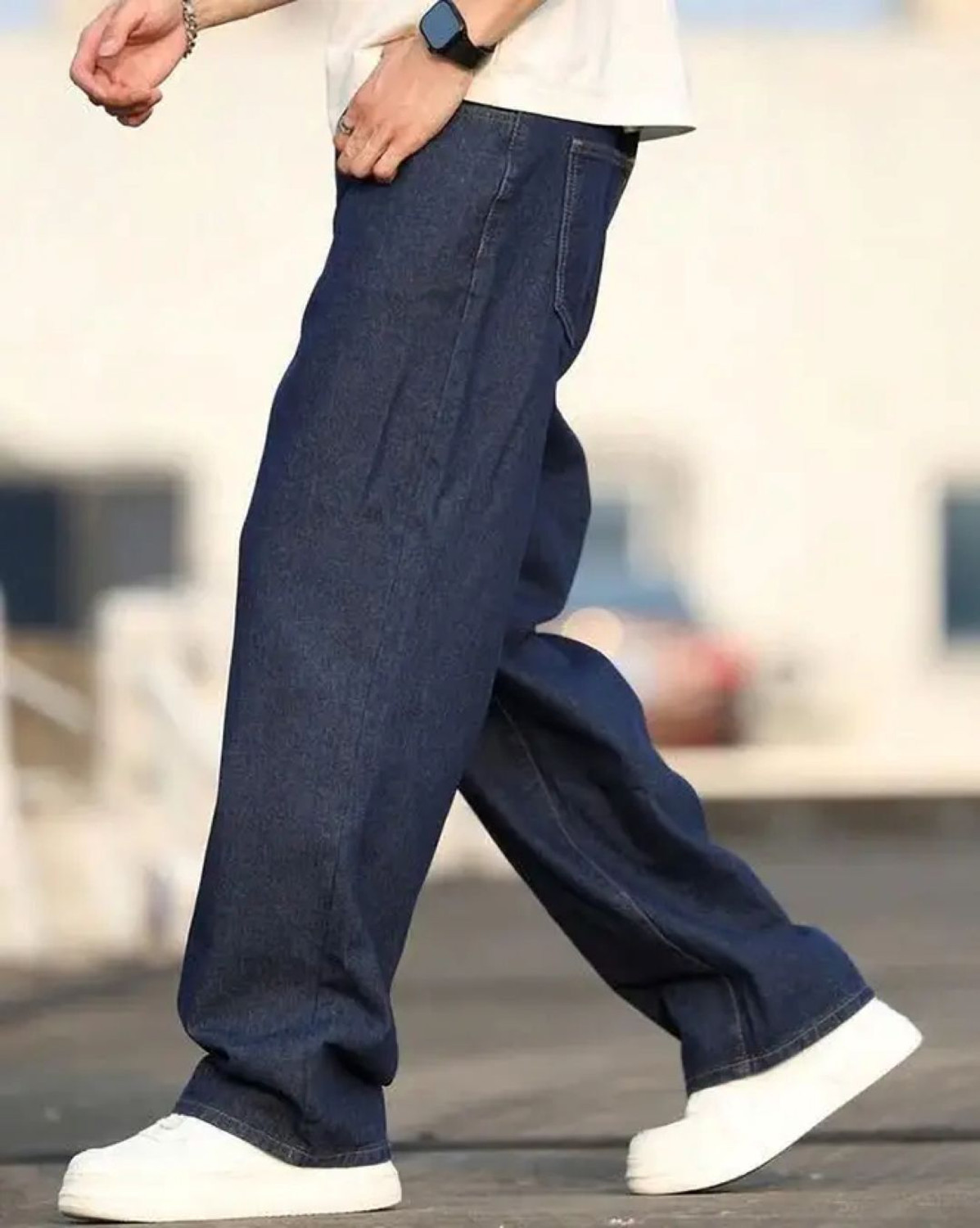 Image of shre.ce Regular Men Dark Blue Jeans