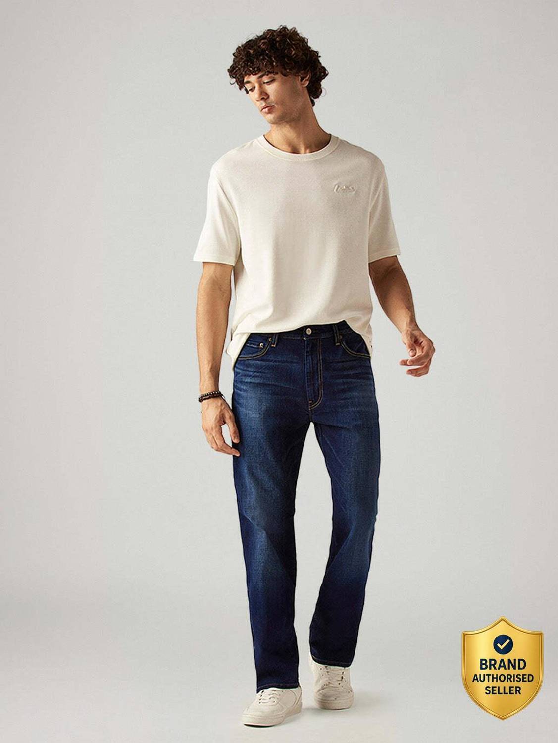 LEVI'S Straight Fit Men Blue Jeans