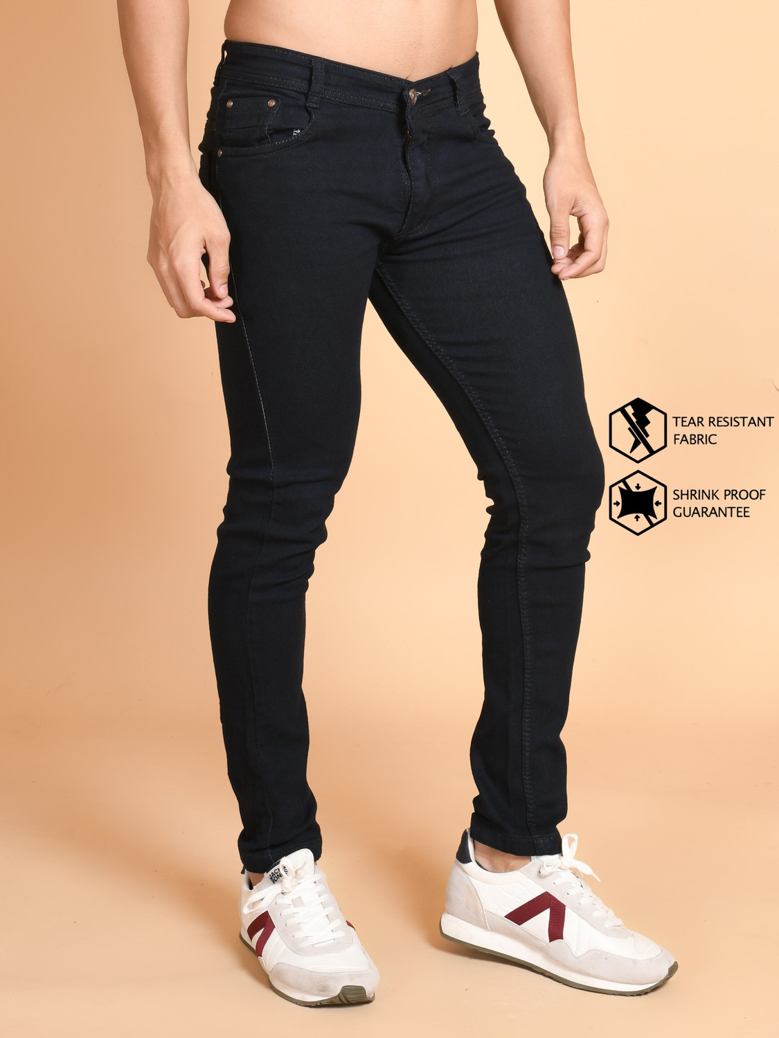 Image of Lzard Regular Men Multicolor Jeans