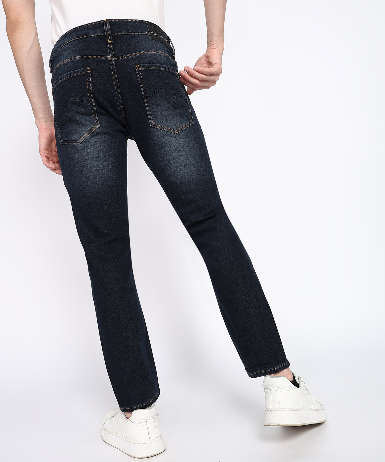 Image of Spykar Slim Men Blue Jeans