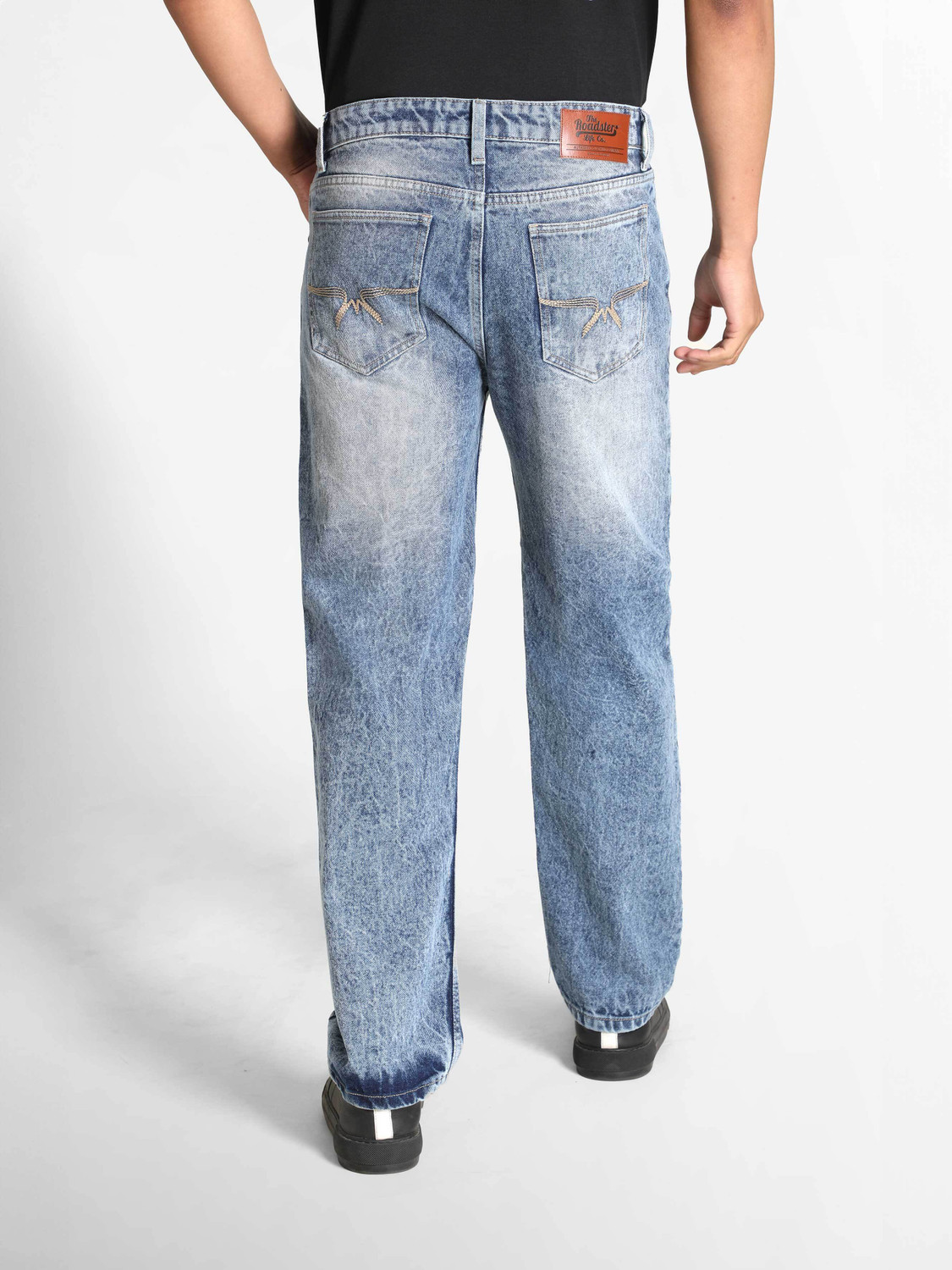 Image of Roadster Relaxed Fit Men Blue Jeans