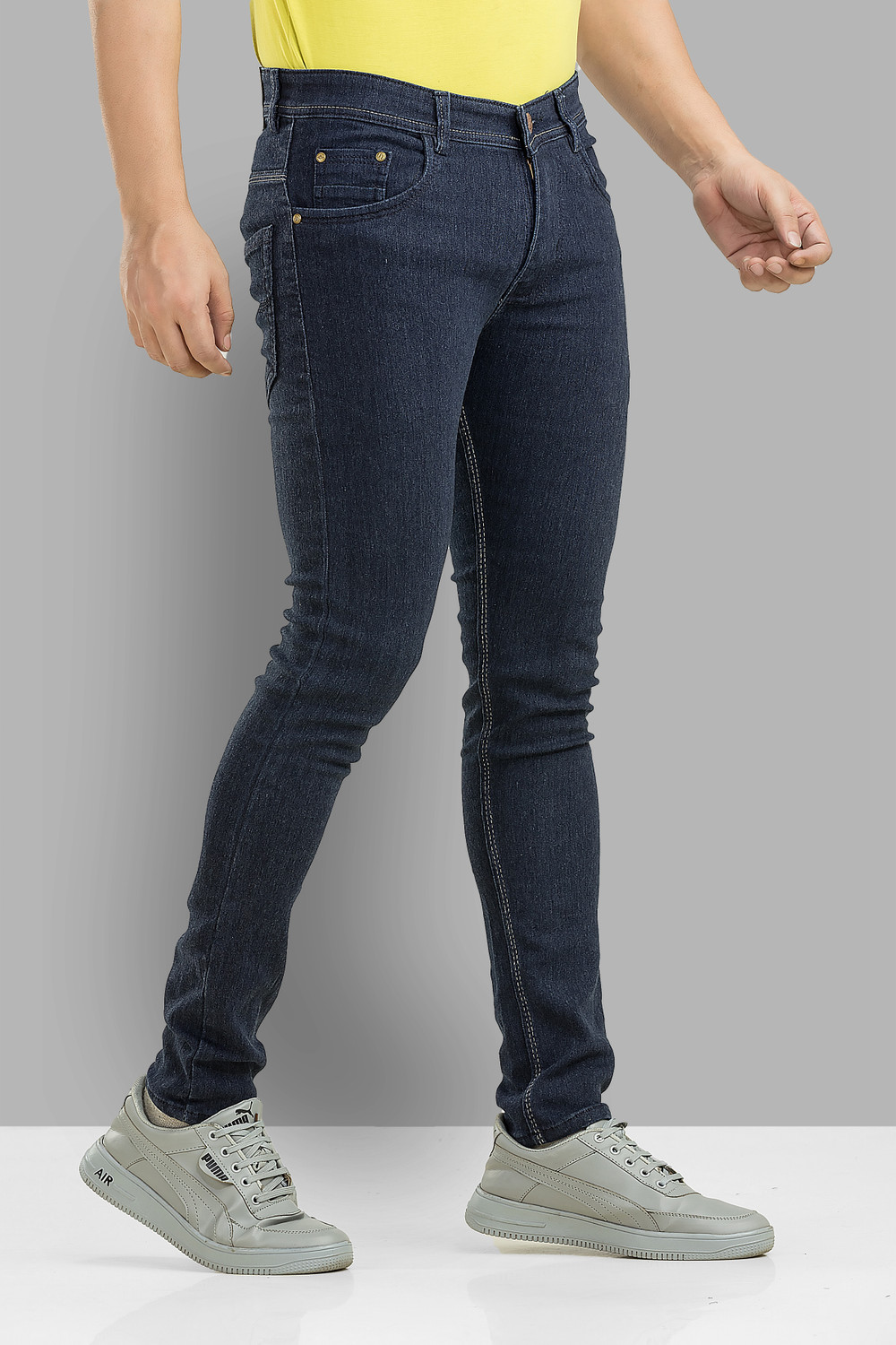Image of METRONAUT Slim Men Dark Blue Jeans