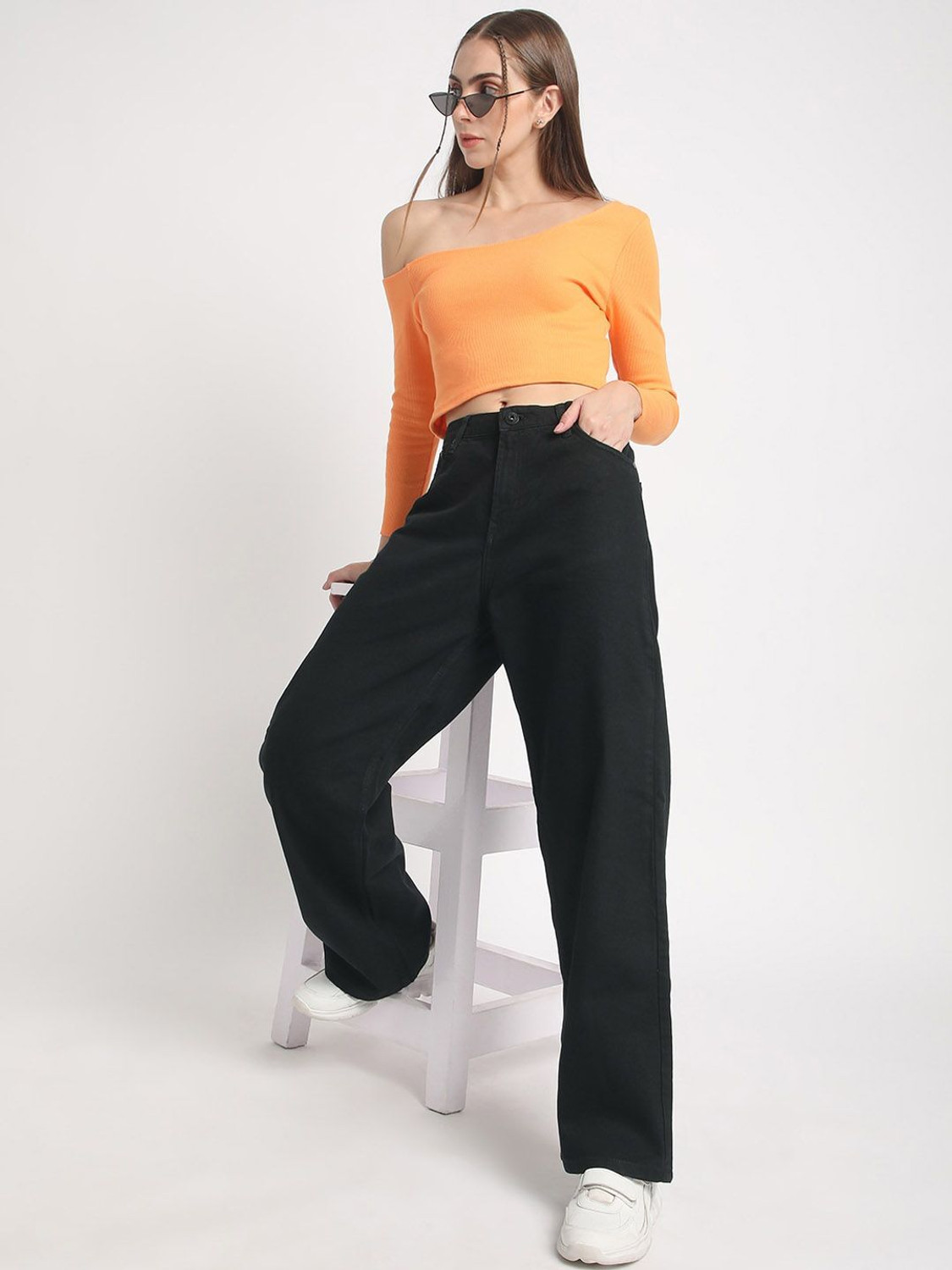 Image of Roadster Relaxed Fit Women Black Jeans