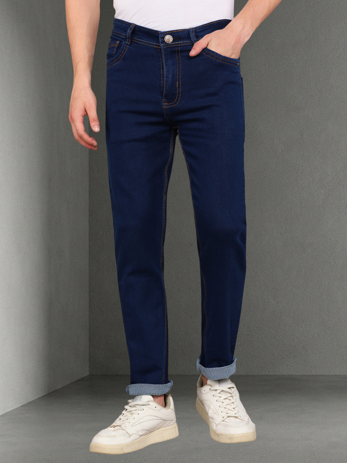 Image of METRONAUT Slim Men Blue Jeans