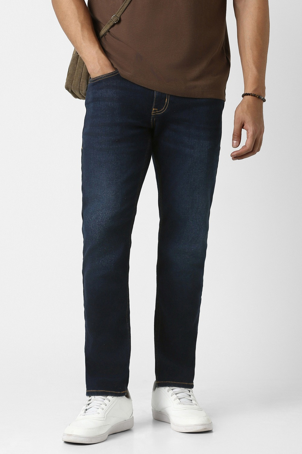 Image of PETER ENGLAND Regular Men Dark Blue Jeans