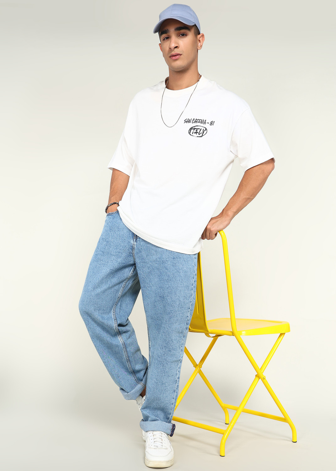 Image of BEING HUMAN Regular Men Blue Jeans