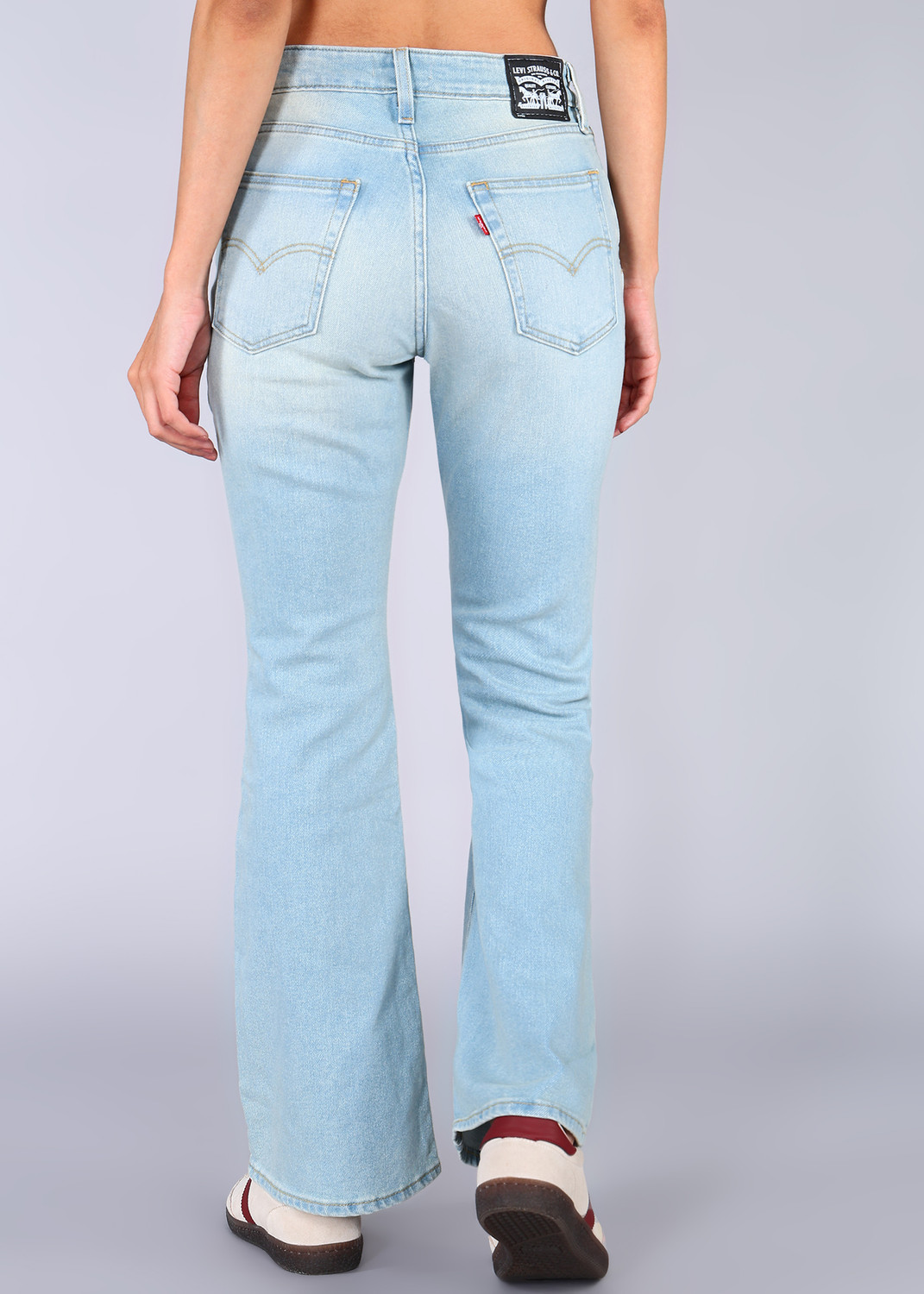 Image of LEVI'S Flared Women Light Blue Jeans
