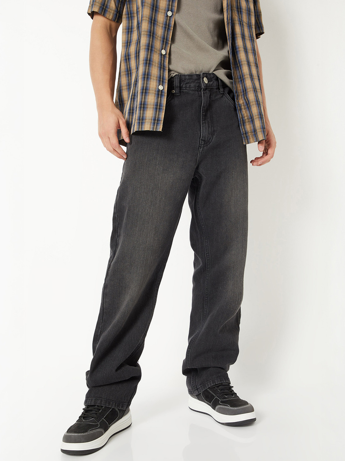 Image of MAX Regular Men Black Jeans
