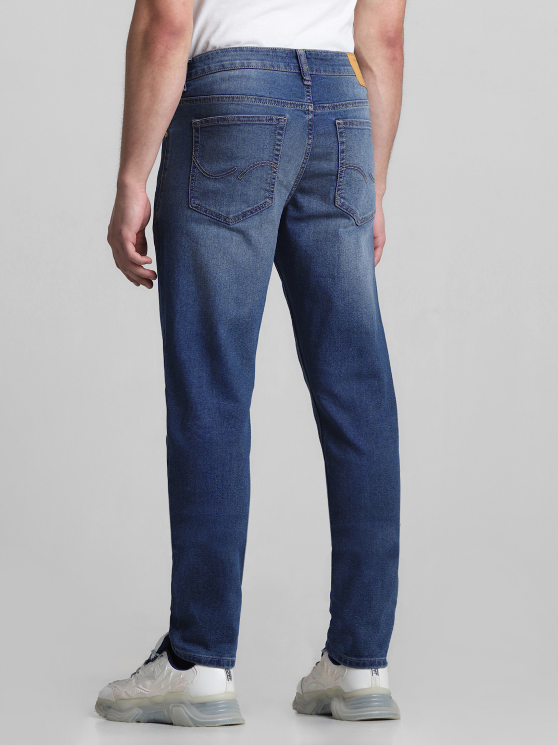 Image of JACK & JONES Slim Men Blue Jeans
