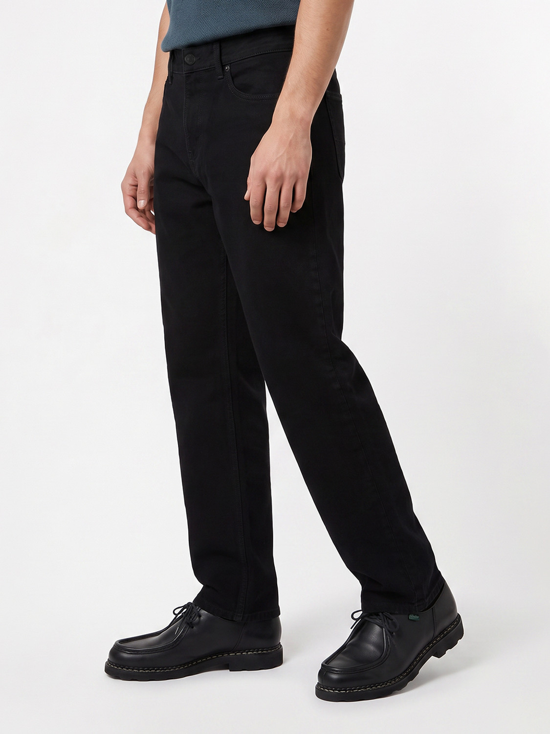 Image of Spykar Regular Men Black Jeans