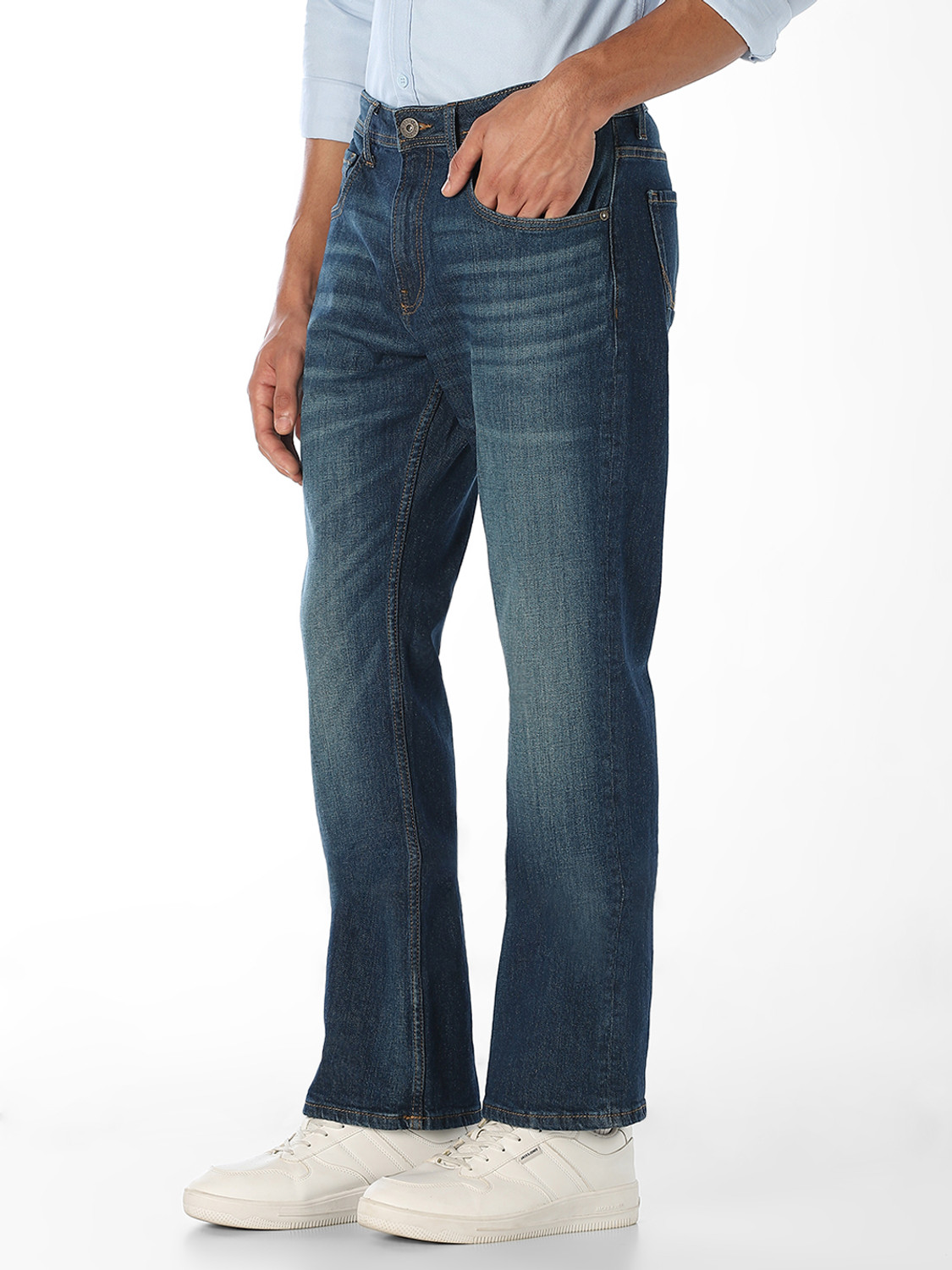 Image of JACK & JONES Boot-Leg Men Blue Jeans