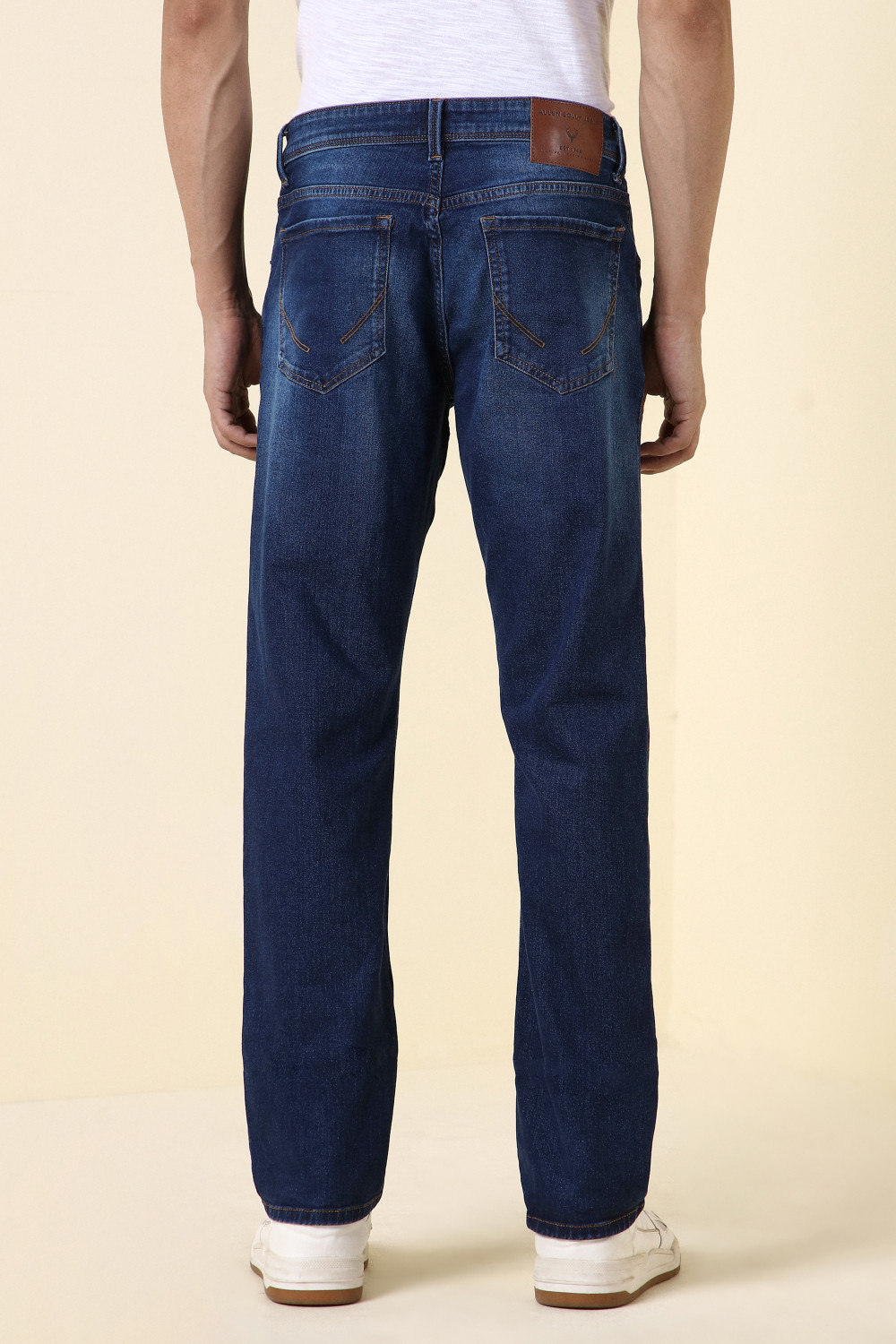 Image of Allen Solly Regular Men Blue Jeans