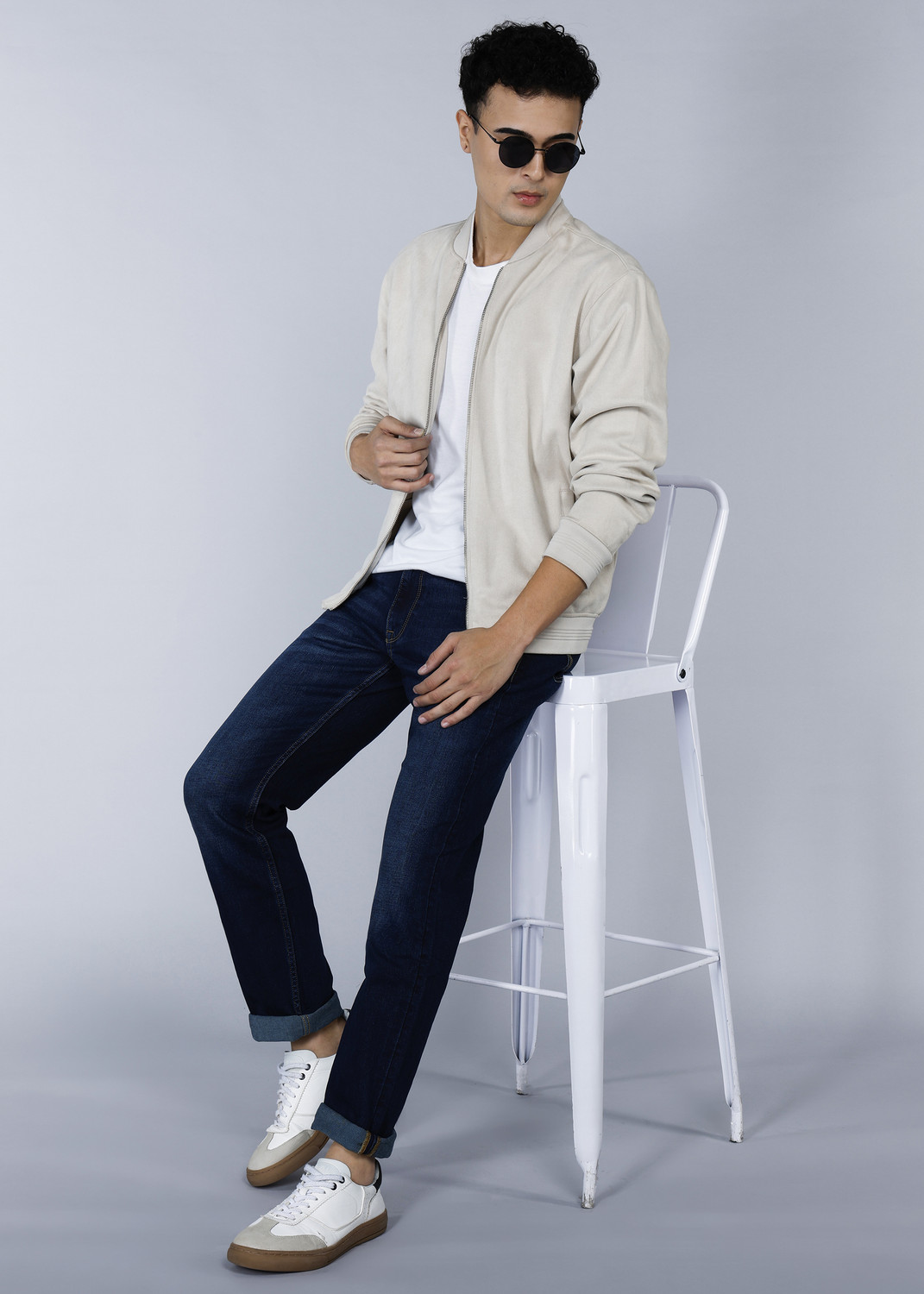 Image of Allen Solly Regular Men Blue Jeans