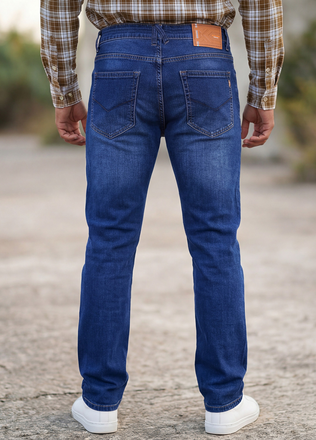 Image of KILLER Straight Fit Men Blue Jeans