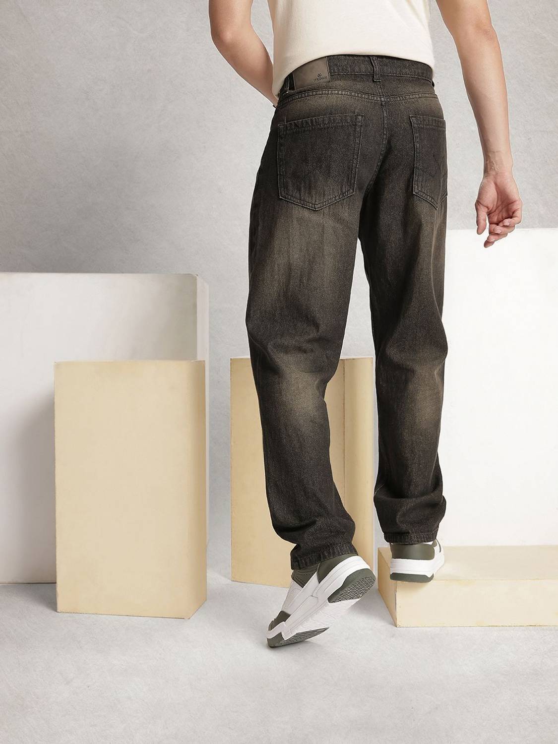 WROGN Loose Fit Black Jeans - Image 5