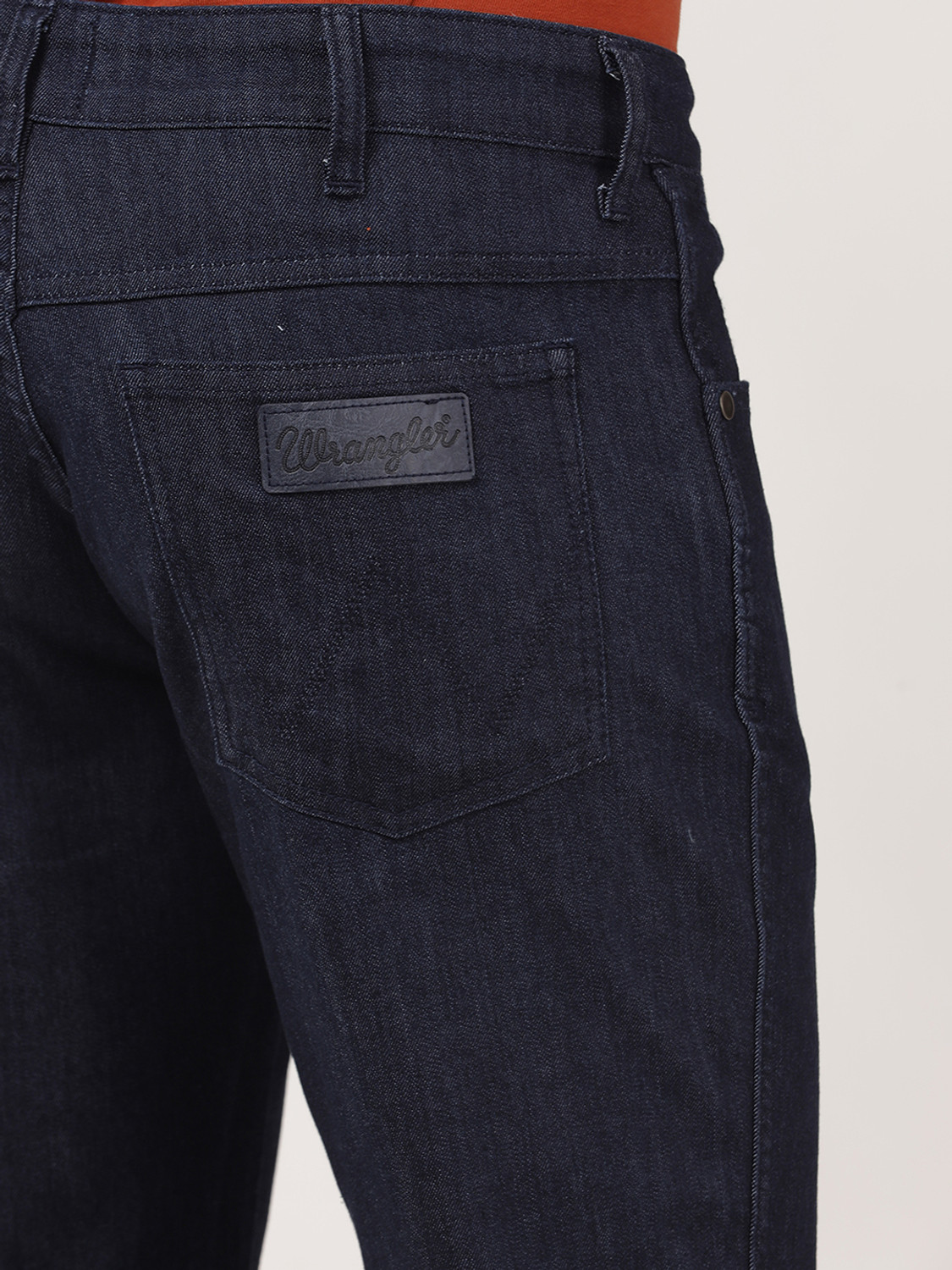 Image of Wrangler Regular Men Blue Jeans