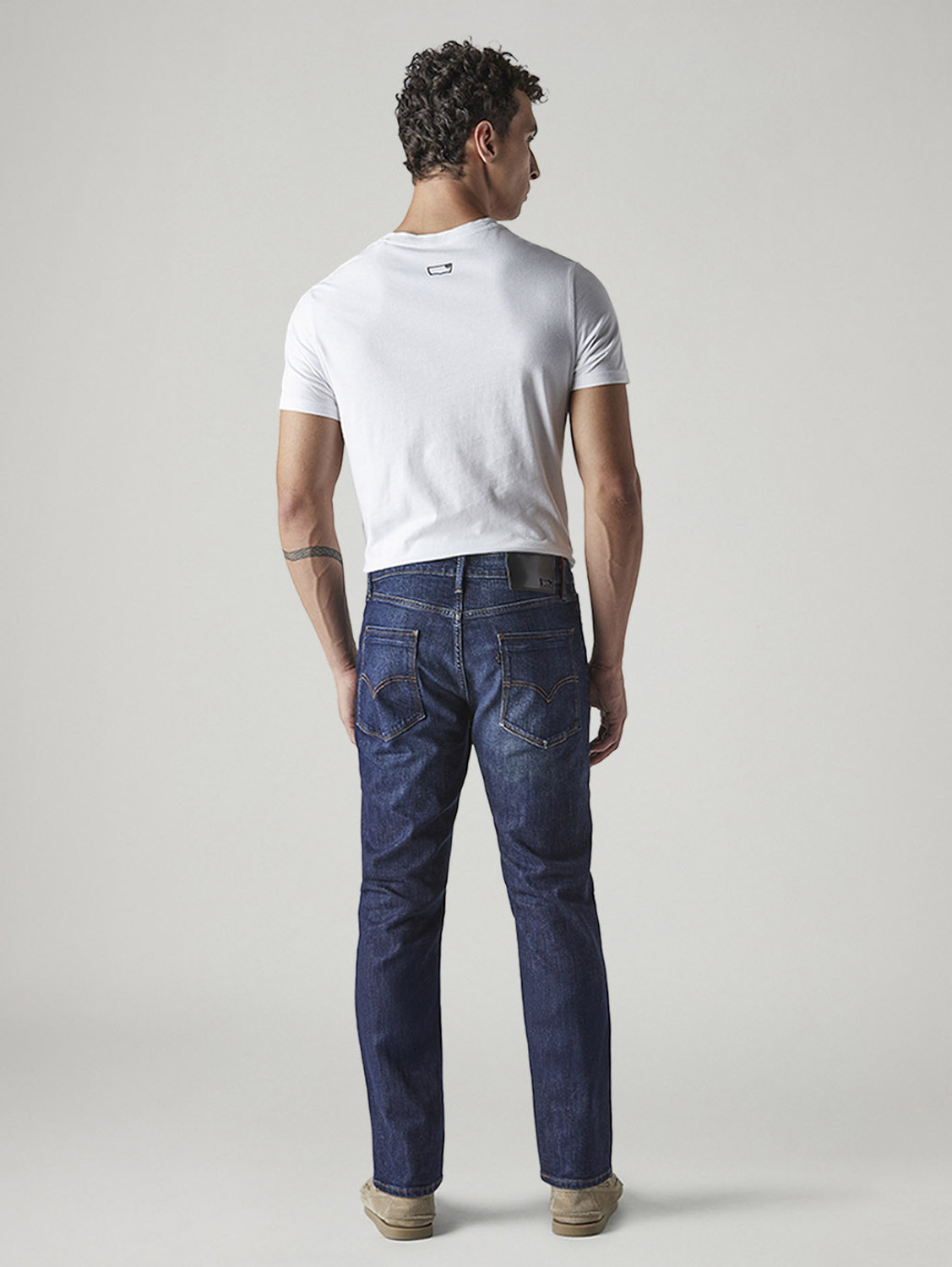 Image of LEVI'S Men Slim Mid Rise Blue Jeans