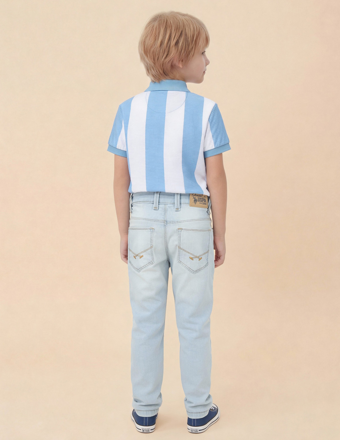 Image of U.S. POLO ASSN. Slim Boys Blue Jeans