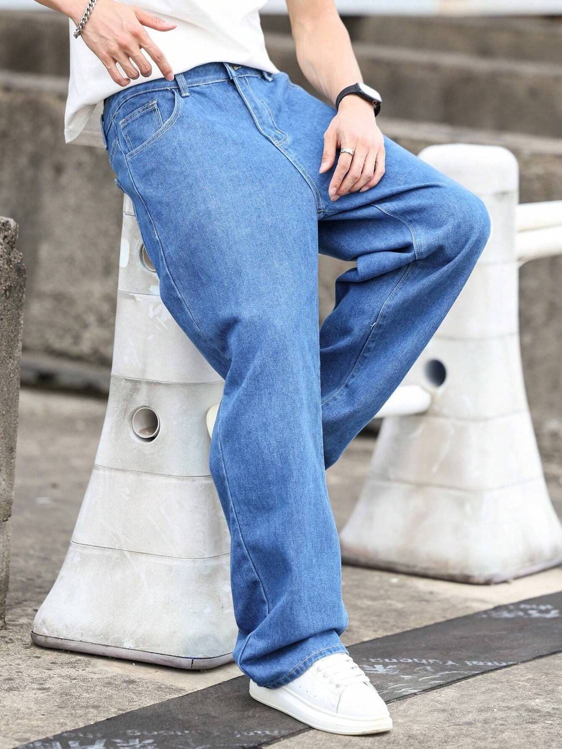 KOTTY Straight Fit Men Blue Jeans - Image 3