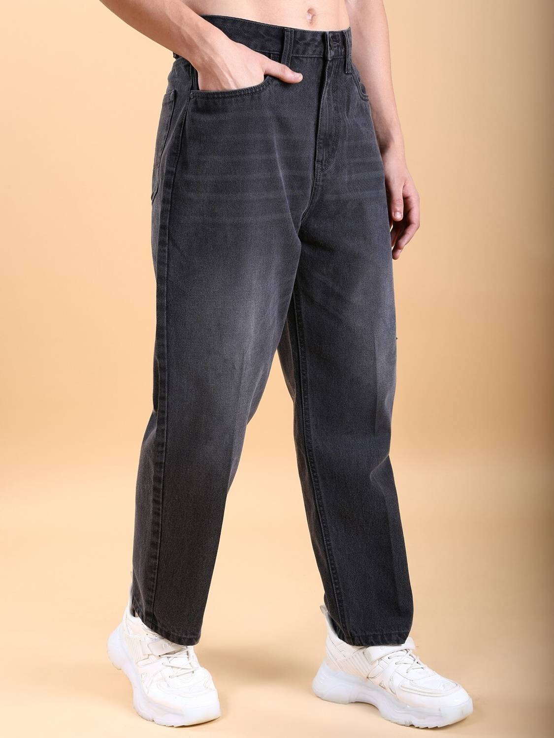 METRONAUT Straight Fit Grey Jeans - Image 3