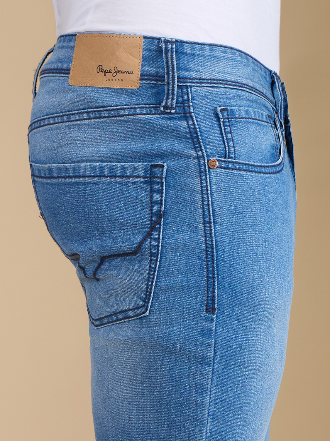 Image of Pepe Jeans Slim Men Blue Jeans