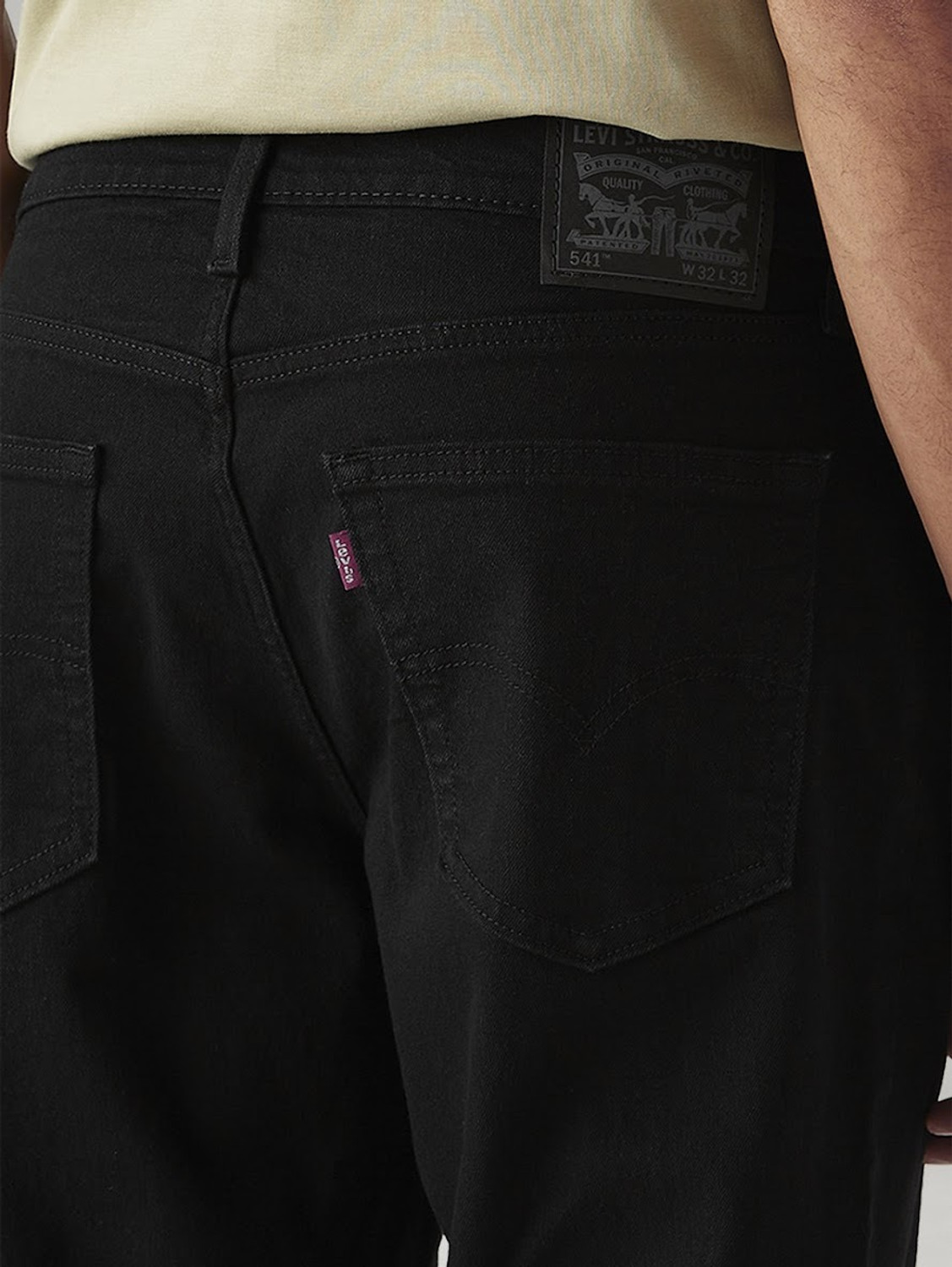 Image of LEVI'S Tapered Fit Men Black Jeans