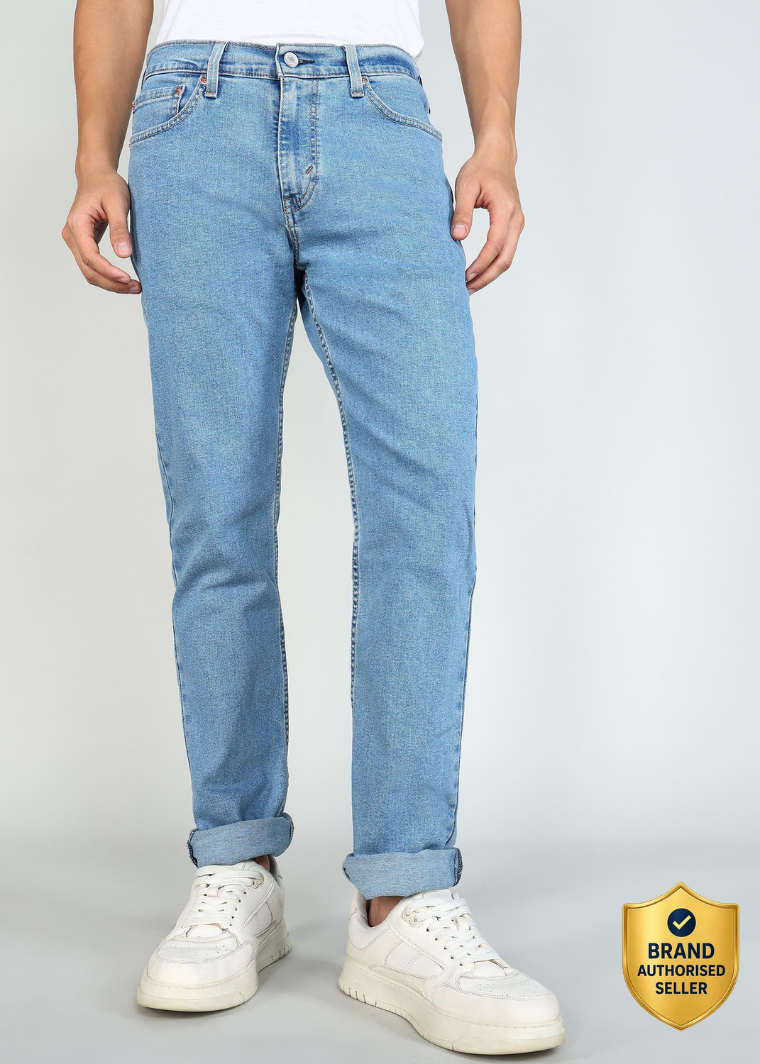 Image of LEVI'S Tapered Fit Men Light Blue Jeans