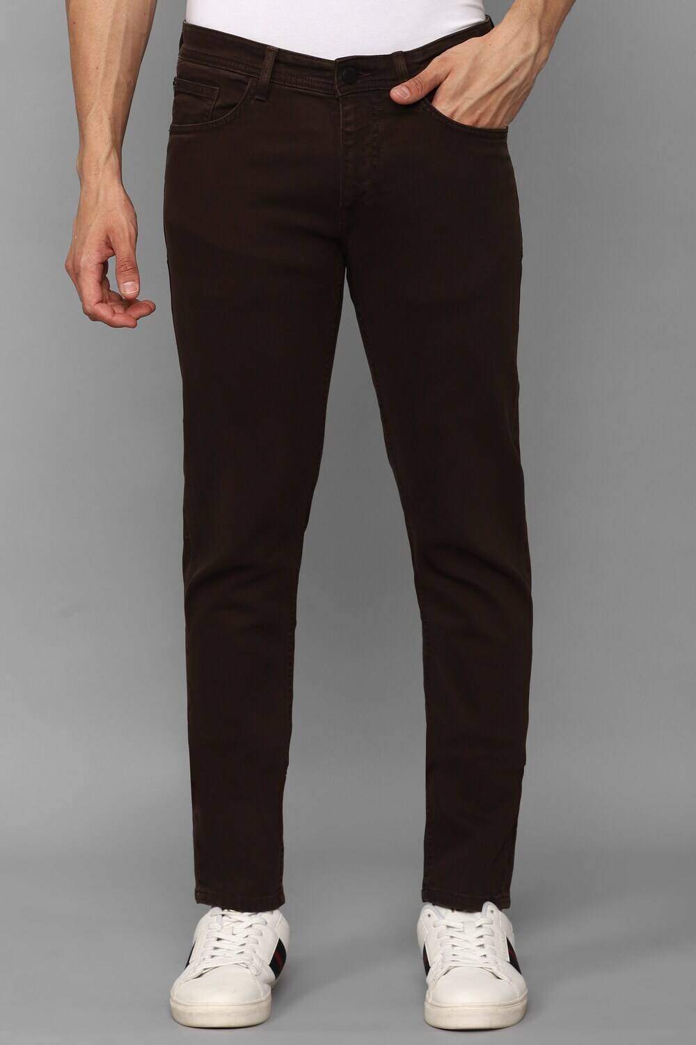 Allen Solly Skinny Men Brown Jeans