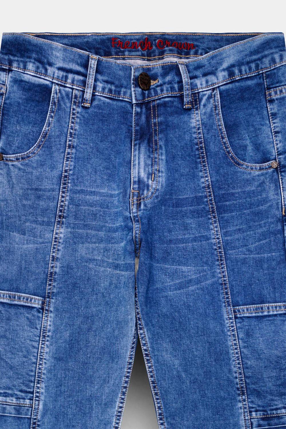 French Crown Regular Men Blue Jeans - Image 3
